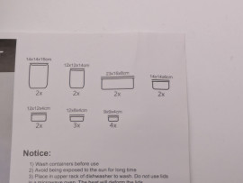 A777 17 price food container set
